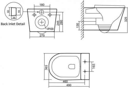 Q-tap Scorpio Ultra Quiet QT14332380ASW