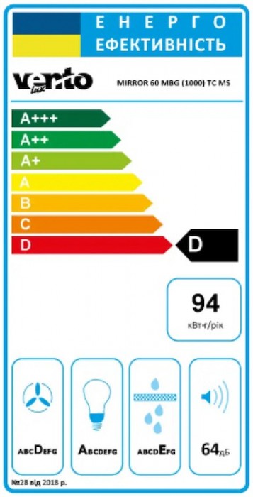 VENTOLUX Mirror 60 MBG 1000 TC MS