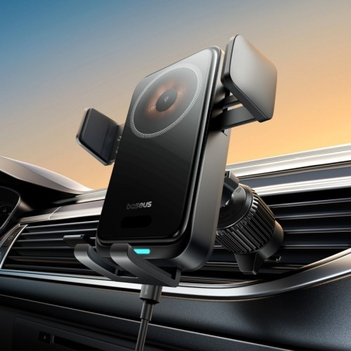 BASEUS Wisdom Pro Auto Coil Alignment Car Mount Wireless Cha