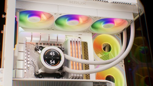 KRUX HydroGlance 360 ARGB LCD White