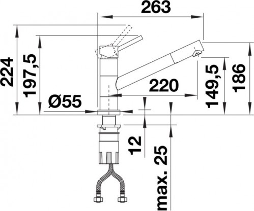 Blanco Kano-F 527959