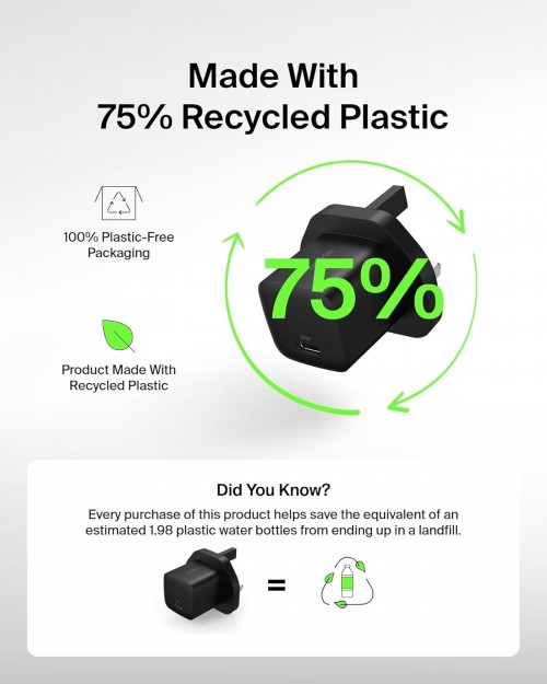 Belkin BoostCharge USB-C Wall Charger 25W
