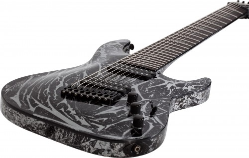 Schecter C-8 Multiscale Silver Mountain