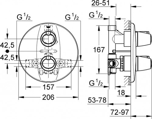 Grohe Grohtherm 3000 19255