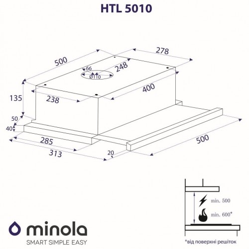 Minola HTL 5010 FULL INOX 430