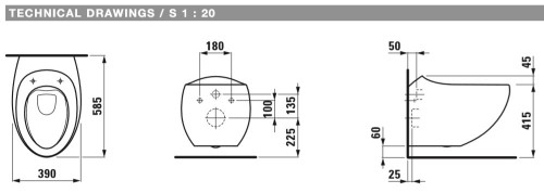 Laufen Ilbagnoalessi One 820971