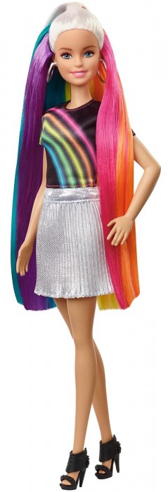 Barbie Rainbow Sparkle Hair FXN96