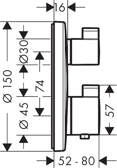 Hansgrohe Ecostat S 15757