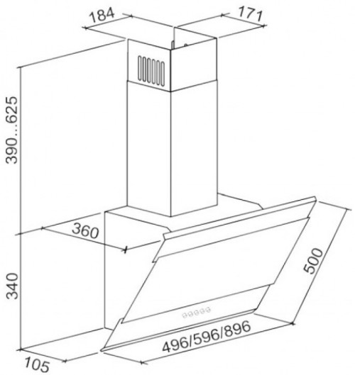 ELEYUS Focus 700 50 BL черный