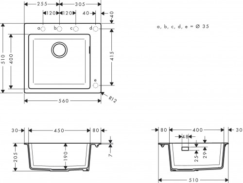 Hansgrohe S51 S510-F450 43312