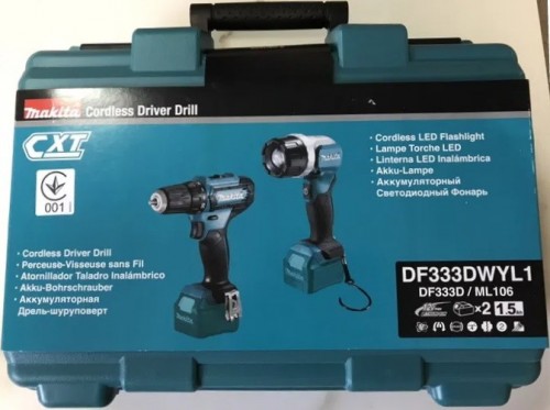 Упаковка Makita DF333DWYL1