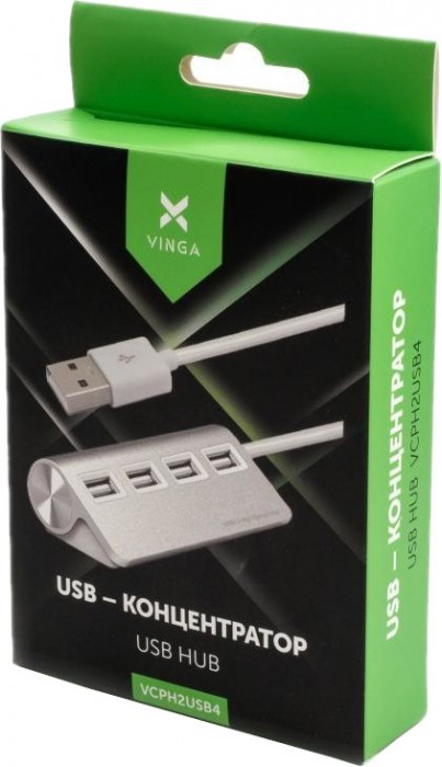 Упаковка Vinga VCPH2USB4