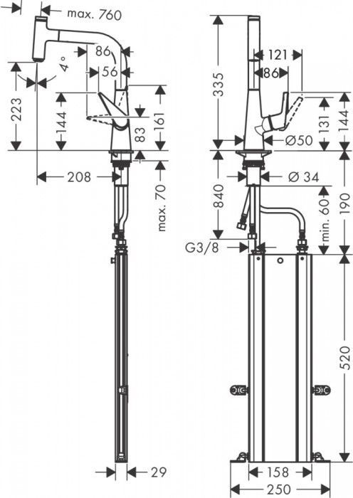 Hansgrohe Talis Select S 73852000