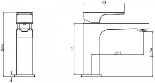 Villeroy & Boch Architectura Square TVW12500100061