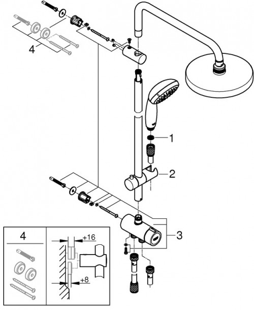 Grohe New Tempesta System 200 26452001