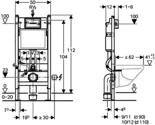 Geberit Duofix 458.115.11.1