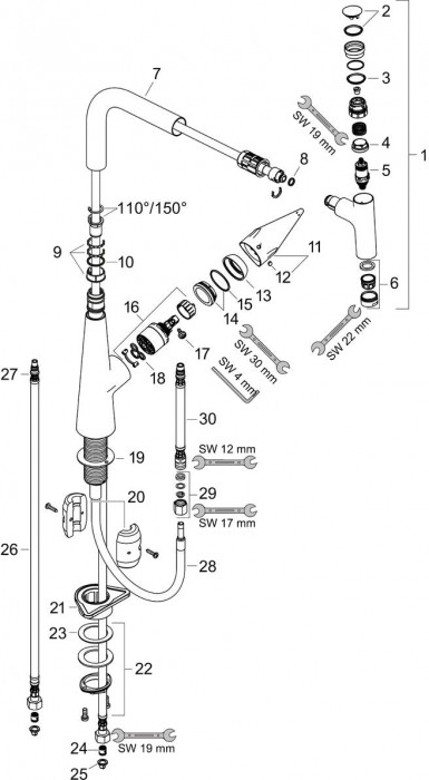 Hansgrohe Talis Select M51 72826000