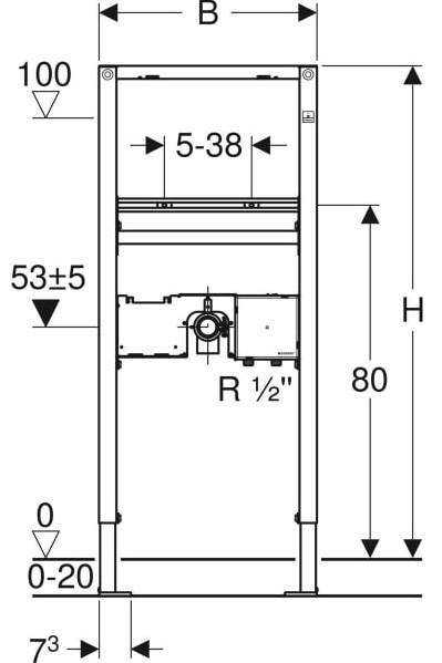 Geberit Duofix 111.551.00.1