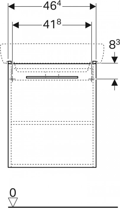 Geberit Selnova Square 55 500.178.01.1