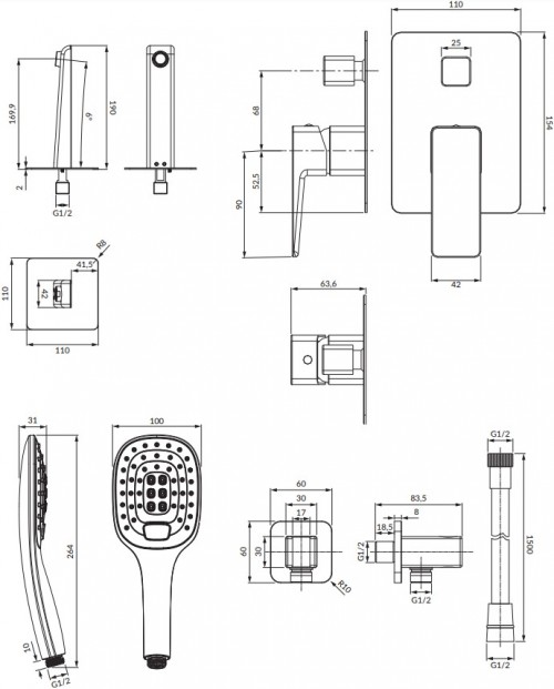 Omnires Parma SYSPMW01CR