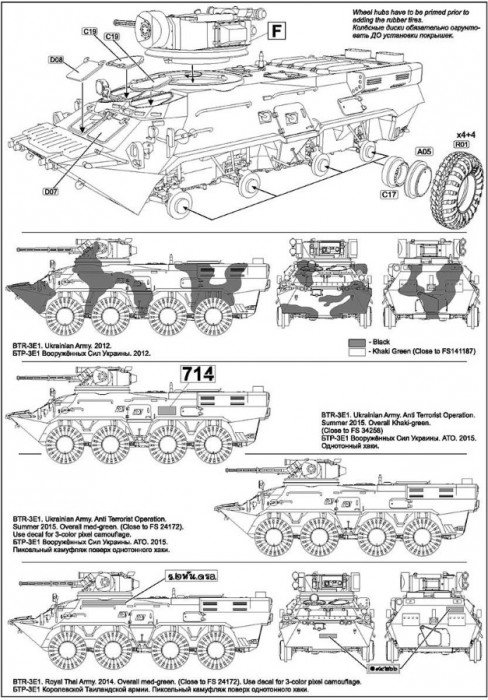 Ace BTR-3E1 Ukrainian APC (1:72)