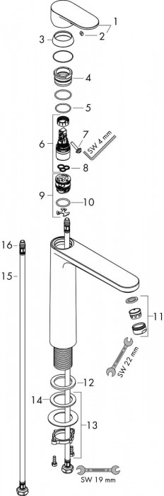 Hansgrohe Vernis Blend 71582000