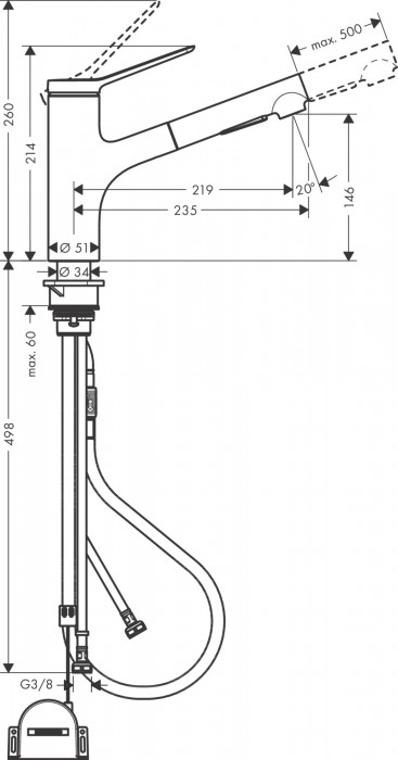 Hansgrohe Zesis M33 74803000