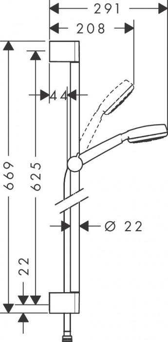 Hansgrohe Crometta 100 EcoSmart 26655400