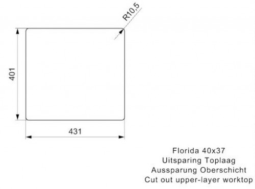 Reginox Florida 40x37 R27769