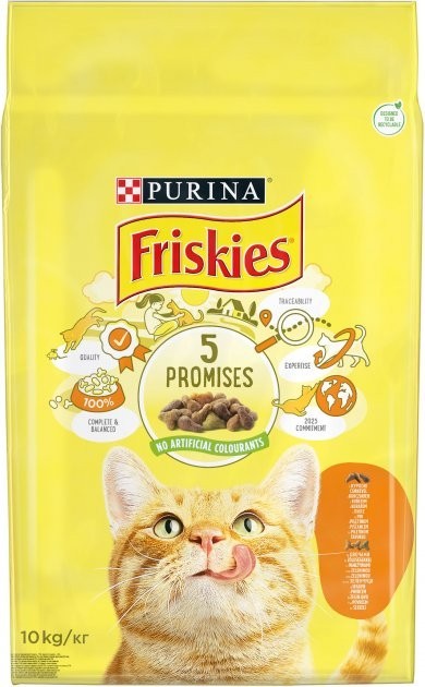 Friskies 5 Guarantees Chicken/Vegetables 10 kg