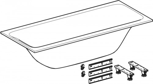 Geberit Tawa Slim rim Duo 190x90 554.125.01.1