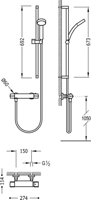 Tres Thermostatic 20419602