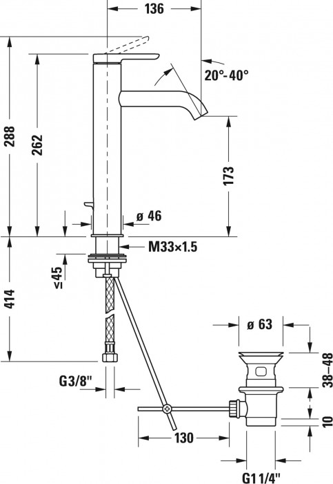 Duravit C.1 C11030001010