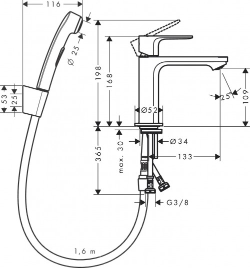 Hansgrohe Rebris S 72215000