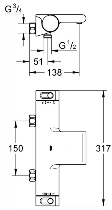 Grohe Grohtherm 2000 34484001