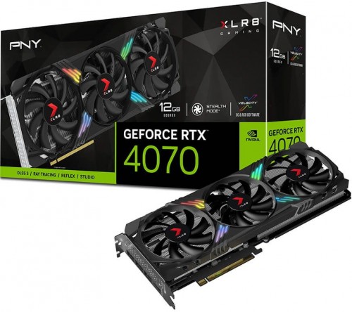 PNY GeForce RTX 4070 12GB XLR8 Gaming VERTO EPIC-X RGB