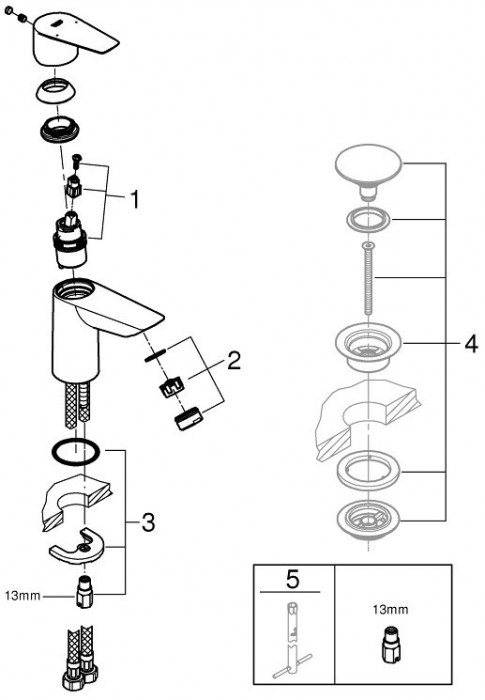 Grohe BauEdge UA12336TS0