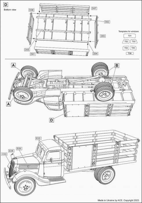 Ace US V-8 Stake Truck (1:72)