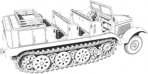 Ace Zugkraftwagen Sd Kfz.6/1 (1:72)