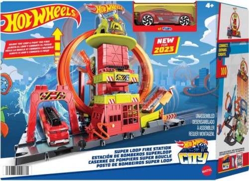 Hot Wheels Super Loop Fire Station HKX41