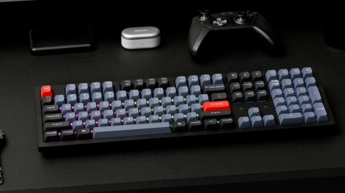 Keychron K10 Pro White Backlit Red Switch