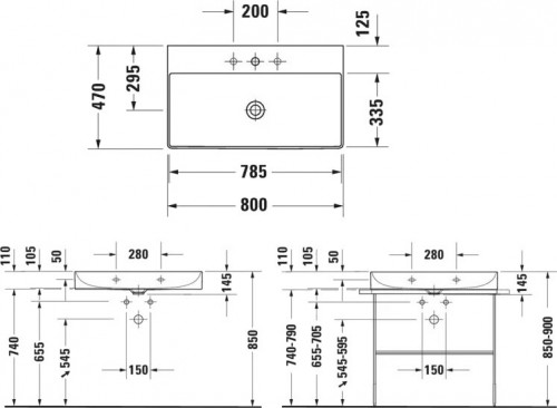 Duravit DuraSquare 2353800041