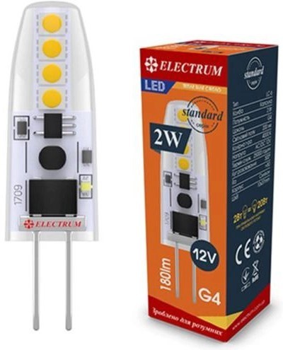 Electrum LED LC-6 2W 12V 3000K G4