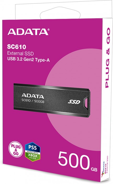 A-Data SC610-500G-CBK/RD