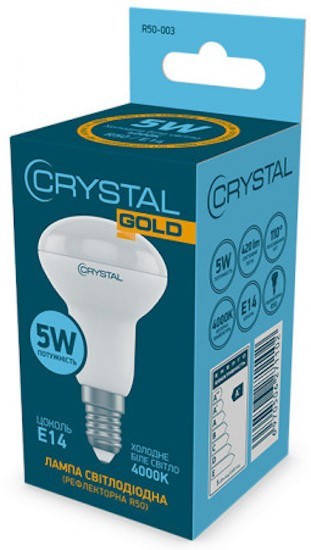 Crystal Gold R50 5W 4000K E14 R50-003