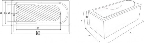 Imprese Milada 150x70 B0701005070