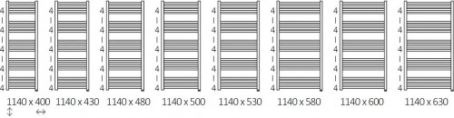 TERMA Fiona One L 430x1140 WWFIE114043K9M5E1P