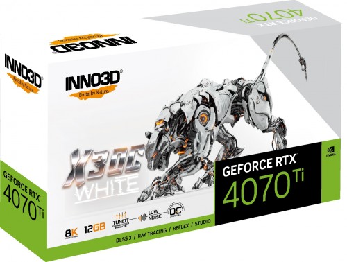 INNO3D GeForce RTX 4070 Ti X3 OC White