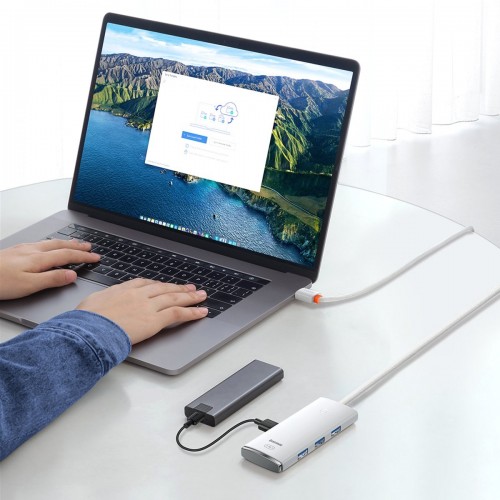 BASEUS Lite Series 5-in-1 USB-C to 4xUSB-A/USB-C 1m