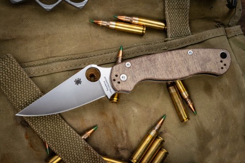 Spyderco Para-Military 2 CruWear Micarta